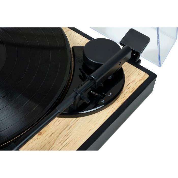 Platine Vinyle Wiibo Lyra 100 Avec Capsule Audio Technica - USB, RCA, Conversion MP3 - Vitesses 33/45 Tours