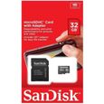 SANDISK 108097 Carte mémoire M.SDHC "Standard"- Imaging- 32GB + adapt SD- Cl.4-2