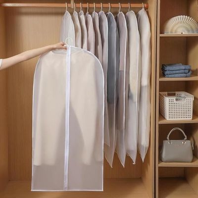 FLYUFO - Housse Transparente Anti-Poussière Pour Porte-Vêtements 50x150x160 Cm - Fermeture Éclair - Protection 270° - 2