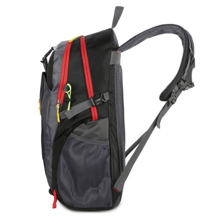 Sac à Dos Randonnée Homme Grand Volume - Imperméable, Compartiments Multiples - Confortable Pour Trekking, Voyage, Moto