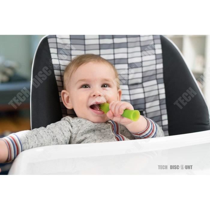 FlyWave Cuillère Bébé Silicone Ensemble Apprentissage - Couverts Premiers Âges Sans BPA Pour Sevrage Et Auto-Alimentation