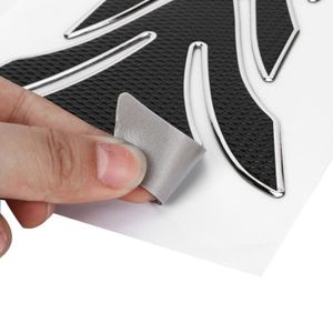 Cabilock Protège-Réservoir Moto – Autocollant Caoutchouc Souple Rouge, Anti-Rayures Et Décoratif Universel