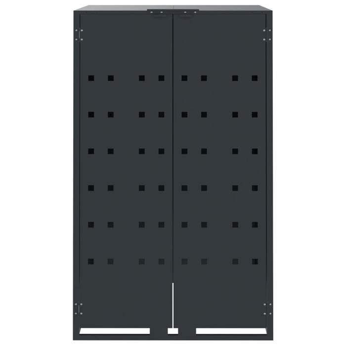 Cache Poubelle/ Rangement à roulettes pour poubelles - VIDAXL - pour ...