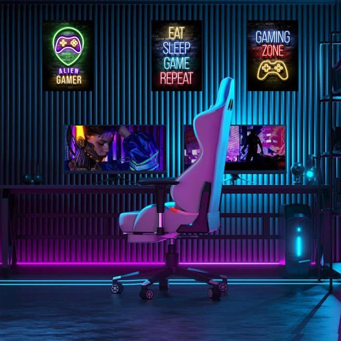 timalo Cooles Gamer Poster mit Namen für Jungen | Modernes Wandposter für Jugendliche