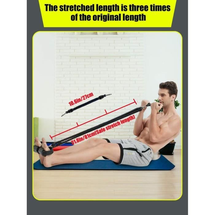 Paire De Bandes De Résistance Pour Stepper/Fitness - 80 Cm, Élastique Haute Résistance, Musculation