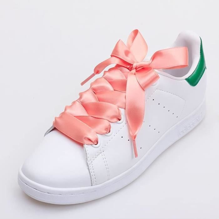 Lacets Plats En Ruban De Satin Doux En Soie De 2 Cm De Large Pour Femmes Et Filles Chaussures De Sport Decontractees u11281 Cdiscount Chaussures