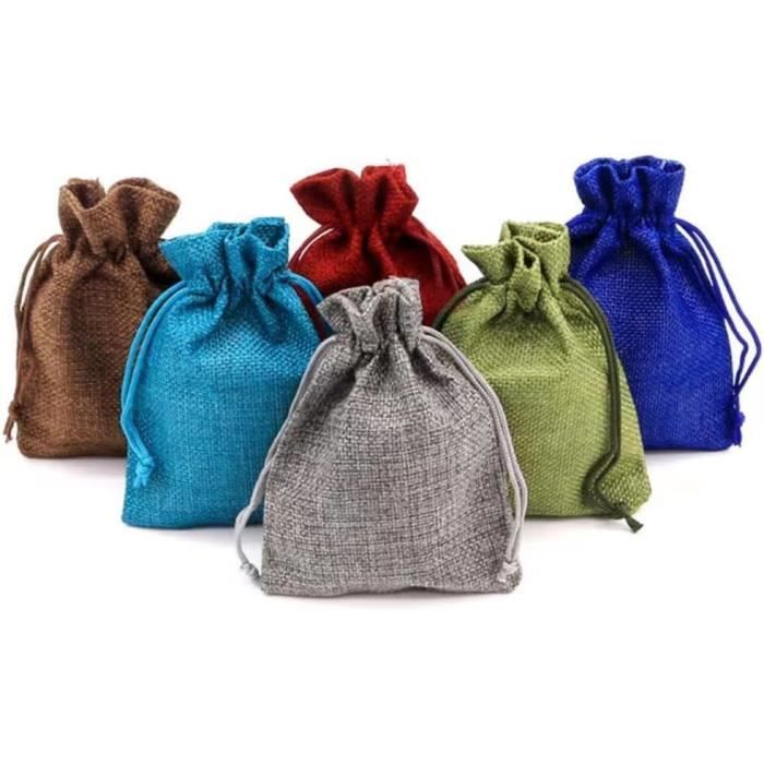 Sacs En Coton Avec Cordon De Serrage - Taille 4x6 Pouces (10x15 Cm), 100% Coton Supérieur, Marque Plush Needle