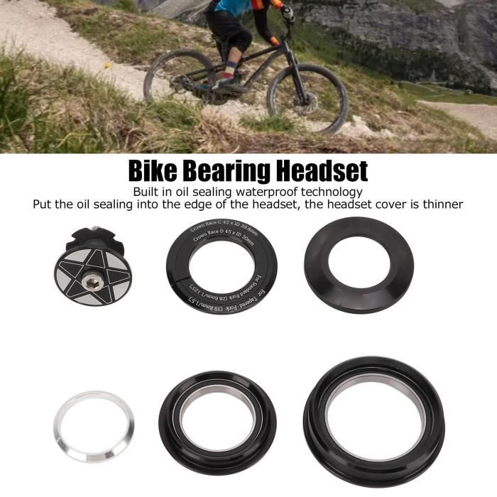Lot De 2 Casques De Direction 41,8 Mm Double Roulement Scellé – Pour VTT, BMX, Vélo Route & Montagne, Antirouille & Étanche