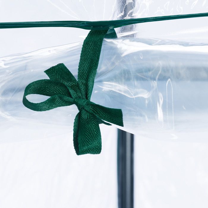 Relaxdays 10018891-348 Serre De Jardin Étagère Avec Bâche Amovible