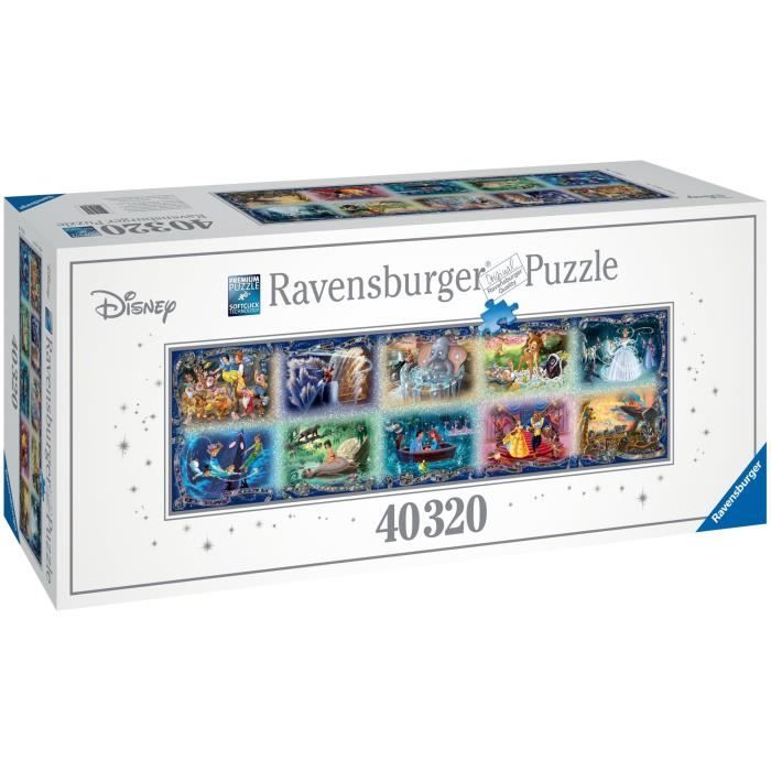 Puzzle Disney 40 000 pièces - Les inoubliables moments - Ravensburger - Cdiscount  Jeux - Jouets