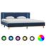 Xia Cadre De Lit Avec Led Bleu Tissu 160 X 200 Cm Decoration De Votre Chambre A Coucher Achat Vente Lit Complet Xia Cadre De Lit Avec Led Cdiscount