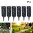 6pcs Lampe Solaire Exterieur De Jardin Borne Solaire Jardin