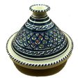 Elite Décoratif Tajine Ethnique Tunisien Marocain Céramique Grand 0311201100-0