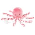 Doudou Nattou Lapidou octopus Pieuvre Poulpe Musical Rose Corail-0