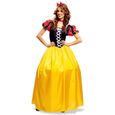 Déguisement Princesse Blanche-Neige - NO NAME - Adulte - Jaune - Polyester-0