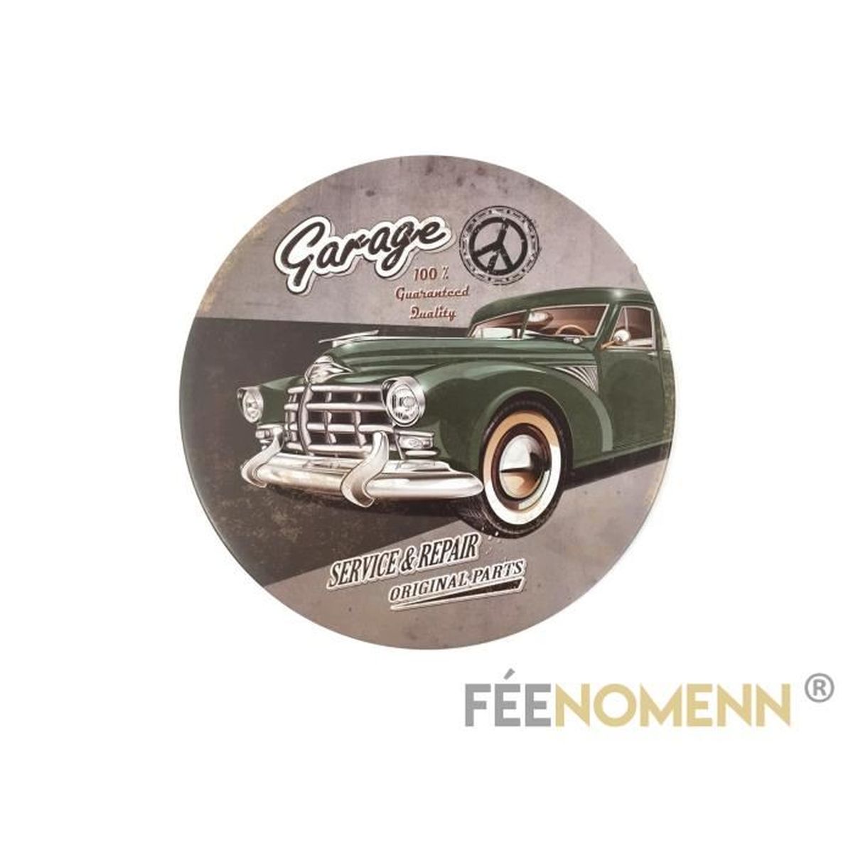 Plaque Murale Avion Vintage En Aluminium – Déco Garage Ou Maison 30,5 X 20,3 Cm, Style Rétro