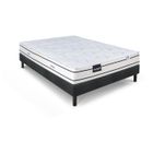 Ensemble matelas sommier 140x190 marque DUNLOPILLO Hauteur 21 cm- Latex -Aération -7 zones- Soutien Équilibré - Fabriqué en France