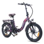 FAFREES F20 Pro - Vélo électrique 20" - Moteur 250W - Batterie Amovible 36V/13Ah - Autonomie 150km - Shimano 7 Vitesses, Lila