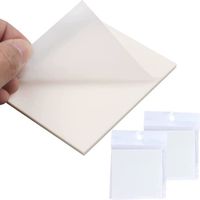 Notes Adhésifs Transparents Feuilles Notes Autocollantes Notes Auto Collantes Transparent Sticky Notes, Amovible, Transparent, pour