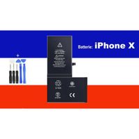 BATTERIE INTERNE NEUVE 0 CYCLE POUR IPHONE X + Outils + Adhesif