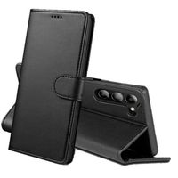 Coque pour Samsung Galaxy S23 PLUS - Portefeuille Noir Rabat Clapet Aimanté Rangement Cartes Phonillico®