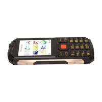 Tbest téléphone portable âgé Téléphone portable, écran 2,8 pouces double SIM GSM robuste, téléphone portable simple à gps portable