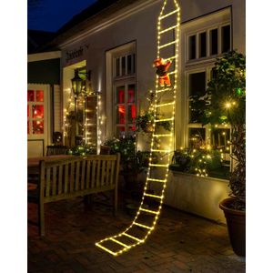 Lampes Solaires Extérieures Noël - 8 LEDs Verre Craquelé, IP44 - Pour Jardin, Allée, Décoration Festive - 10