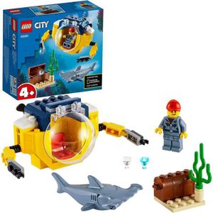 ASSEMBLAGE CONSTRUCTION Jeu De Construction - LEGO - Mini Sous-Marin City - Blanc - 4 ans - Mixte