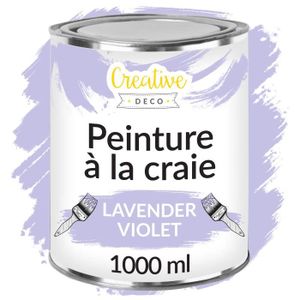 AUTRES PEINTURES Creative Deco Peinture Craie Violet Lavande | 1L |