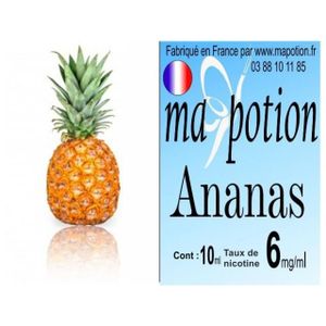 LIQUIDE E-liquide Français Ma Potion ANANAS 6mg