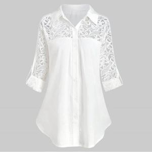 Chemise blanche grande taille