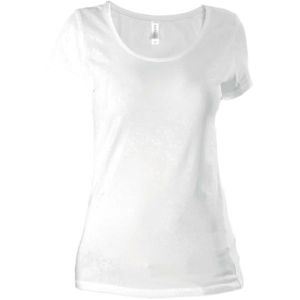 T-SHIRT MAILLOT DE SPORT T-shirt femme manches courtes Kariban - Blanc - Coupe féminine et moderne