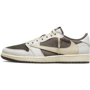 CHAUSSURES BASKET-BALL Travis Scott x Air Jordan 1 Low OG SP « Sail and Ridgerock » chaussures de basket-ball vintage à la mode