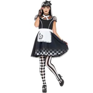 Lito Angels Déguisement Alice Au Pays Des Merveilles Pour Fille – Robe Bleue Avec Tablier Blanc Et Bandeau Nœud – 2 à 14 Ans