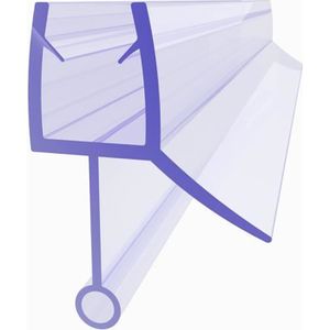 STEIGNER Joint de douche pour paroi en verre, 190cm, vitre 3,5/4/ 5 mm,  joint d'étanchéité PVC droit pour les cabines de douche réctangulaires,  UK01 : : Bricolage
