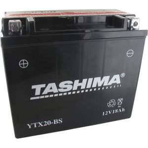 BATTERIE VÉHICULE Tashima - Batterie moto YTX20-BS / GTX20-BS 12V 18