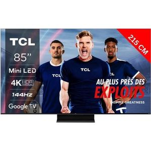 Téléviseur LED TCL TV QLED 4K 215 cm 85QM8B