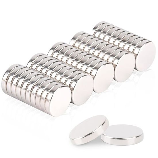 20 Pièces Aimants Néodyme Puissants 30x10x3mm - Mini Aimants Frigo Rectangulaires