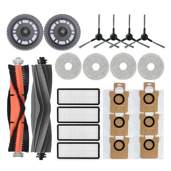 Lot De 4 Brosses Latérales De Rechange Pour Aspirateur Robot Dreame Bot W10 / W10 Pro - Entretien Et Nettoyage Optimal