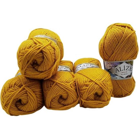 Alize Burcum Batik Lot De 3 Pelotes De Laine De Qualité Supérieure 3 X 100 G 100 % Acrylique 29 Couleurs, Dégradé De Couleurs Accents (1602