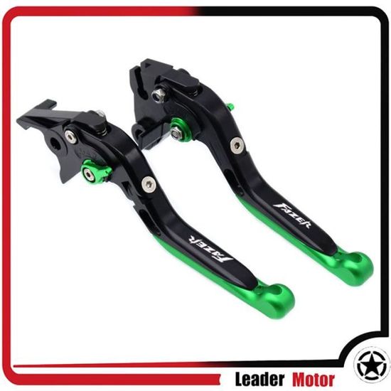 Leviers Frein/Embrayage Suzuki GSR 600 - Aluminium CNC Réglable - Rouge - 2006-2011