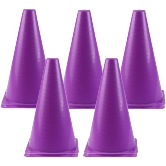 50 Pcs Plots Entrainement, Plots De Marquage Pour Football Cône, Cônes à Disque Avec Support De