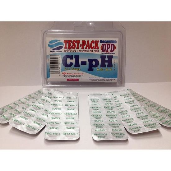 POWERHAUS24 PoolLAB 250 Pastilles De Test Photomètre PHMB