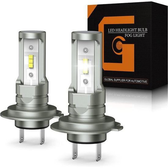 LTONXEN Ampoule H4 LED, 6500K Blanc Pour Voiture De 12V-24V Hi/Lo, Ampoule H4 Le