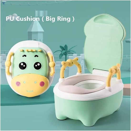 POT DE CHAMBRE  Pot pour bébé Dessin animé Selle de Toilette Pot pour Enfants Portable Toilette Toilette Pot d'entra nement sièg3476