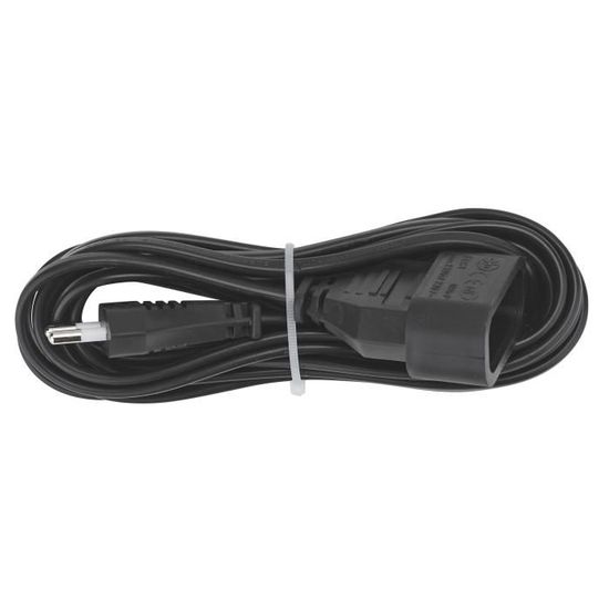 Debflex Verlängerungskabel HO3VV-H2-F 2 X 0,75 Mm², 5 M, Schwarz – Für Haushalt & Werkstatt