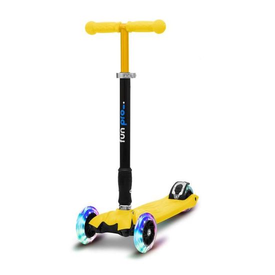Trottinette freestyle HADES HELIOS 21 - Noir et jaune - Pour enfants à partir de 8 ans - Achat