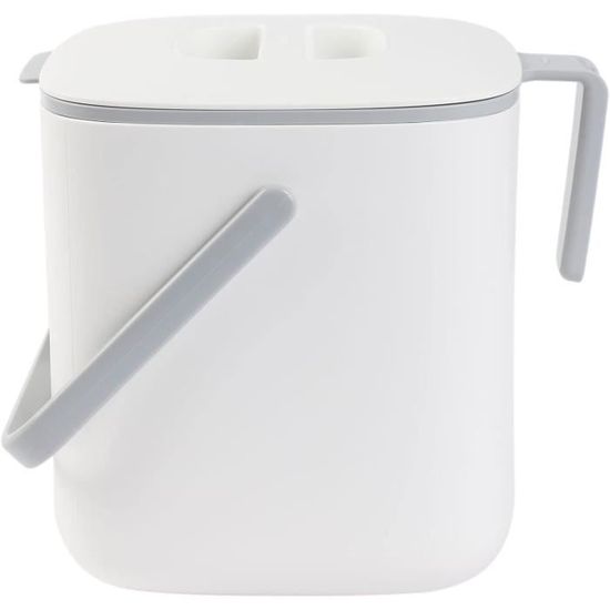Bac À Compost De Cuisine - Bac De Déchets Alimentaires Facile À Nettoyer Avec Poignées | Bac À