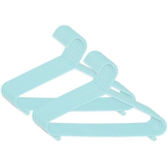Cintres En Bois Pour Enfants Thursday April - Lot De 12 Avec Motifs Animaux Colorés - Pour Armoire Et Chambre Bébé