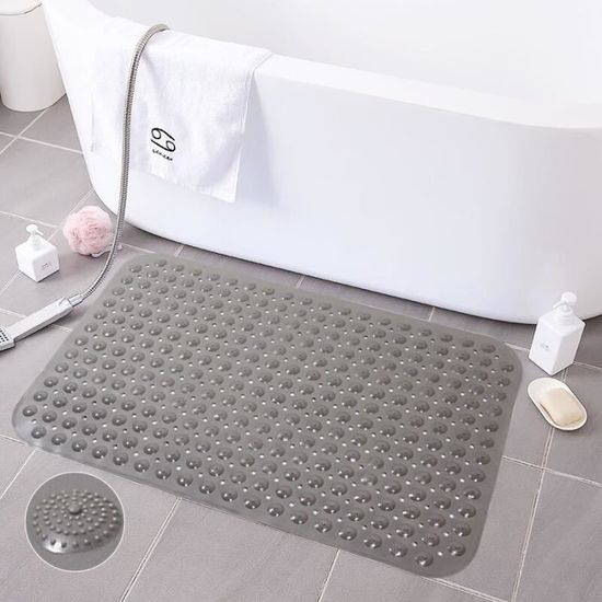 Coussin De Bain Complet Rose 113x40 Cm - Matelas Baignoire Antidérapant, 10 Ventouses, Imperméable - Confort Tête, Cou, Dos - 1